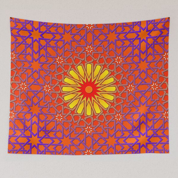 Item preview, Moroccan Star Pattern - Red Star designed and sold by kernowerno.
