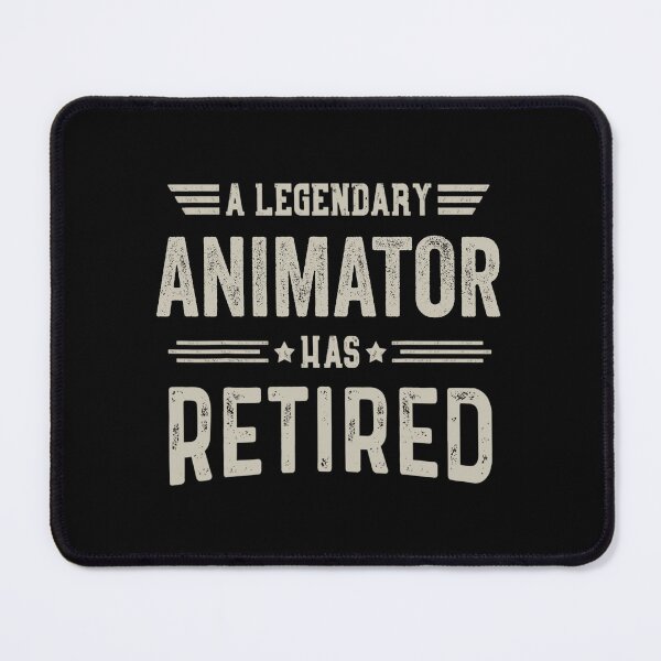 Item preview, The Legendary animator Has Retired T Shirt, animator Retirement Party Gift, Legend, Retiring Birthday Christmas Gift designed and sold by xlnv.