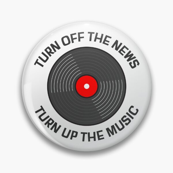 Item preview, Turn off the news turn up the music, Vinyl designed and sold by ArtOfRebellion.
