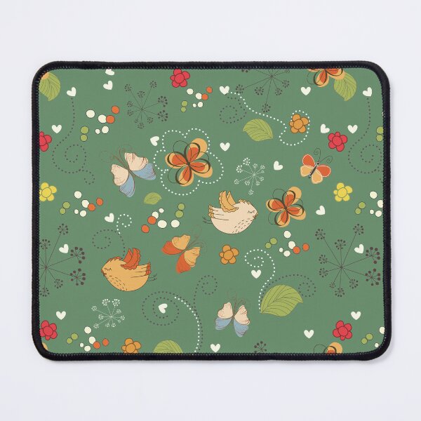 Item preview, Birds, flowers and butterflies, cute pattern, adorable motif with pastel color, spring aesthetic designed and sold by PattyTheGecko.