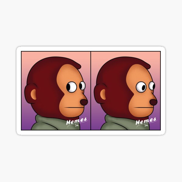 Meme Monkey Sticker