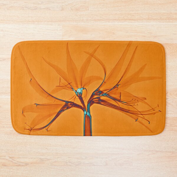 Item preview, Flower in orange and turquoise, amaryllis designed and sold by Lanuma.