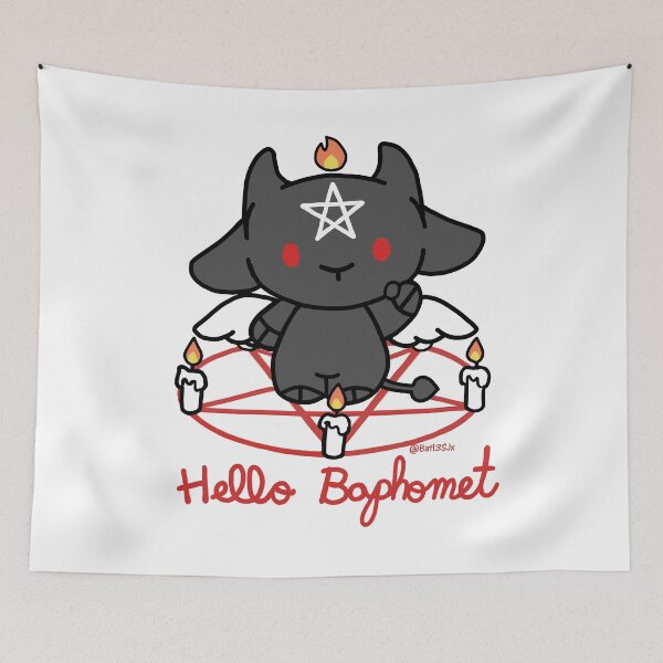 Item preview, Hello Baphomet designed and sold by Bat13SJx.