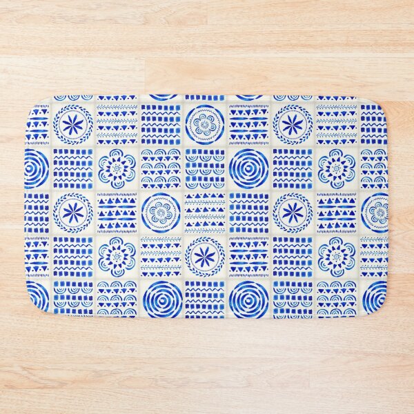Item preview, Blue potrugal tiles. Seamless pattern. designed and sold by Pearl67.
