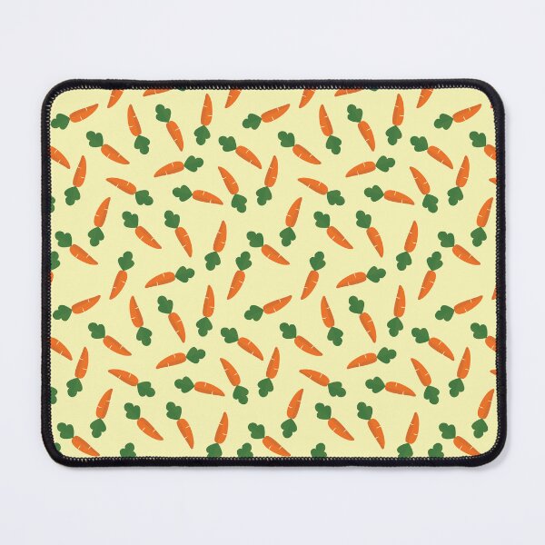 Item preview, Adorable Carrot Pattern - Cute Carrots, Cute Carrot Pattern - Light Yellow designed and sold by PattyTheGecko.