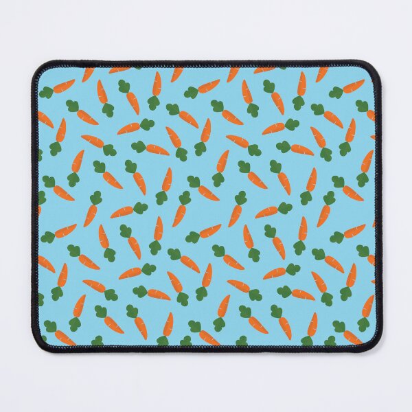 Item preview, Adorable Carrot Pattern - Cute Carrots, Cute Carrot Pattern - Light Blue designed and sold by PattyTheGecko.