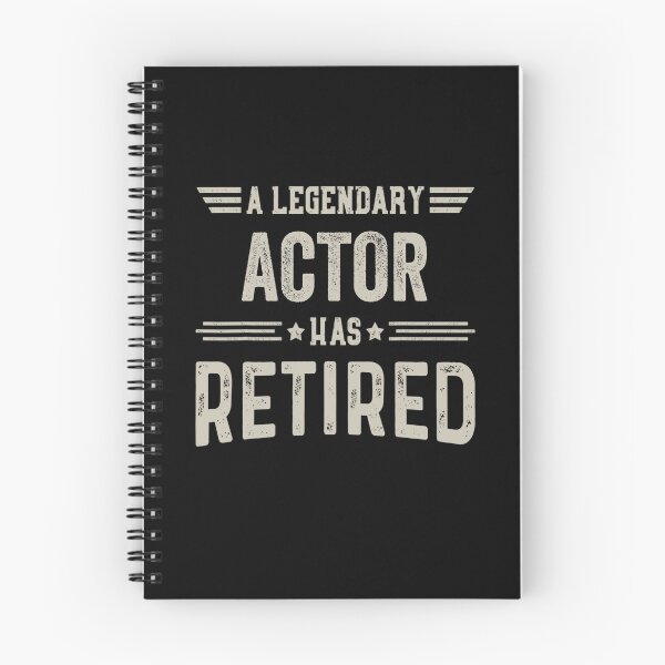 Item preview, The Legendary actor Has Retired T Shirt, actor Retirement Party Gift, Legend, Retiring Birthday Christmas Gift designed and sold by xlnv.
