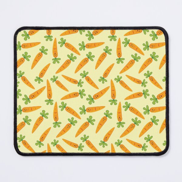 Item preview, Adorable Carrot Pattern - Cute Carrots, Cute Carrot Pattern - Light Yellow designed and sold by PattyTheGecko.