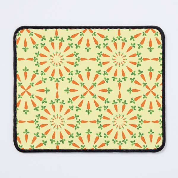 Item preview, Adorable Carrot Pattern - Cute Carrots, Cute Carrot Pattern - Light Yellow designed and sold by PattyTheGecko.