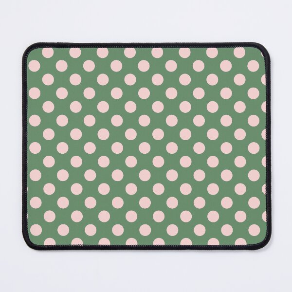 Item preview, Minimalistic polka dots pattern, vintage pink polka dot pattern, dotted aesthetic, vintage pattern - Vintage Green designed and sold by PattyTheGecko.