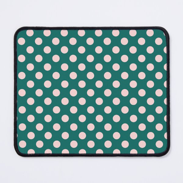 Item preview, Minimalistic polka dots pattern, vintage pink polka dot pattern, dotted aesthetic, vintage pattern - Dark Teal designed and sold by PattyTheGecko.