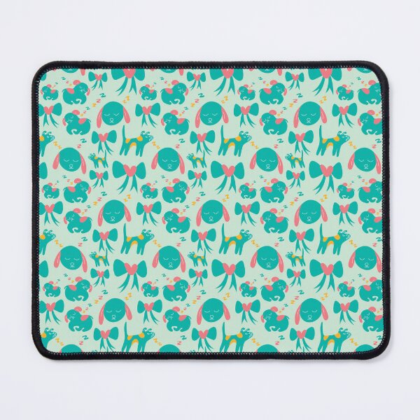 Item preview, Cute sleeping puppies, puppy pattern, doggy motif - Vintage Light Green designed and sold by PattyTheGecko.
