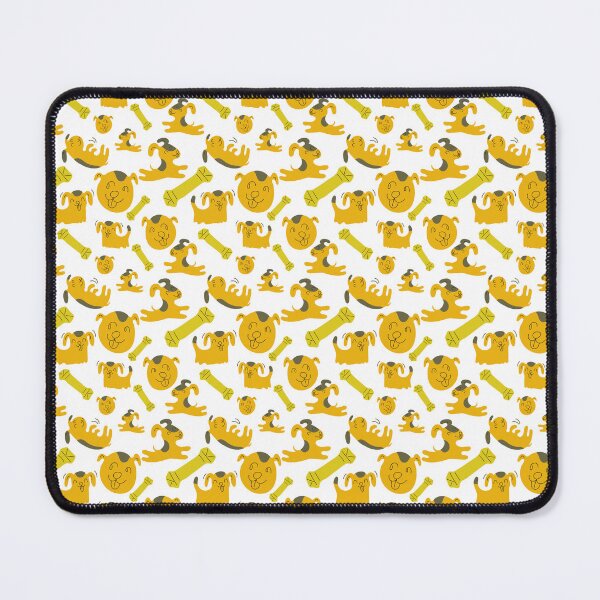 Item preview, Puppies palying with toys, cute doggy pattern, puppy pattern - White designed and sold by PattyTheGecko.