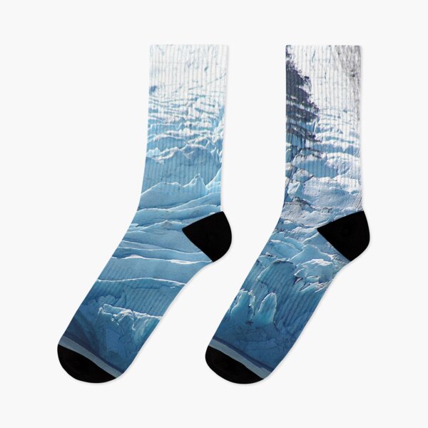 Item preview, Un glaciar que fluye hacia el agua en Alaska - WelshDesigns designed and sold by welshdesigns.