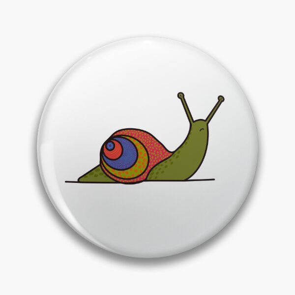 Item preview, Colorful snail — moving slowly designed and sold by acbcesarz.