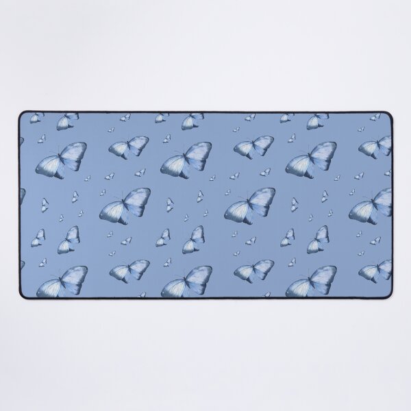 Item preview, Light Blue Butterfly Watercolor Pattern designed and sold by MameDesign.