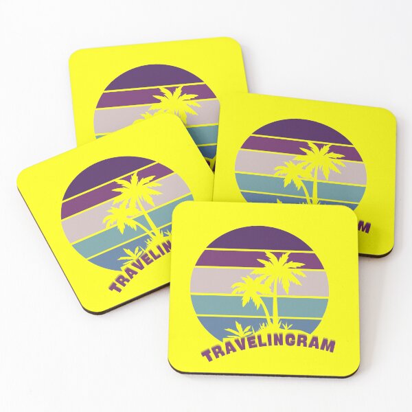 Item preview, Vintage Hawaii Sunset - Travelingram - BEACH LOVE - Sunset Chaser designed and sold by Sun Sand & Sea Art.