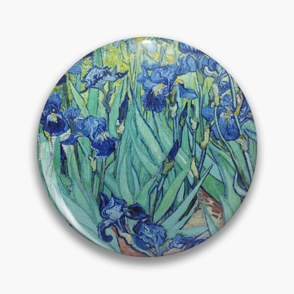 Item preview, Famous art, Iris,  by Vincent van Gogh. Vintage impressionism floral oil painting. designed and sold by naturematters.