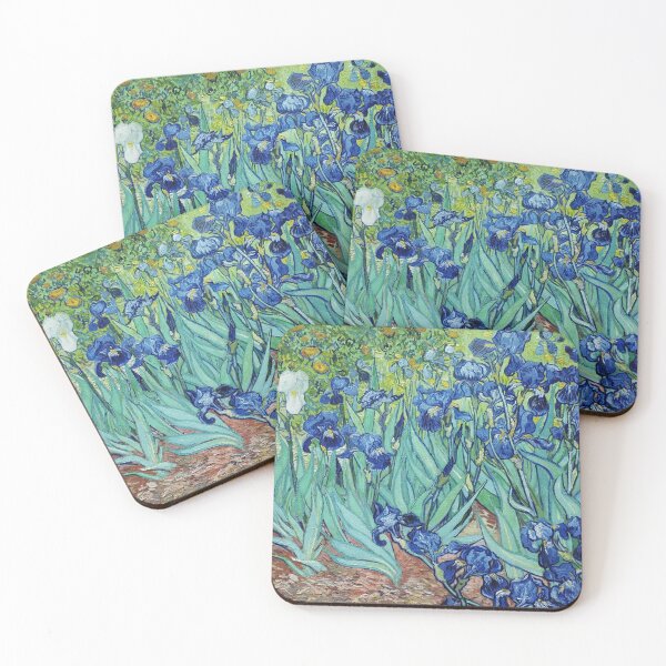 Item preview, Famous art, Iris,  by Vincent van Gogh. Vintage impressionism floral oil painting. designed and sold by naturematters.