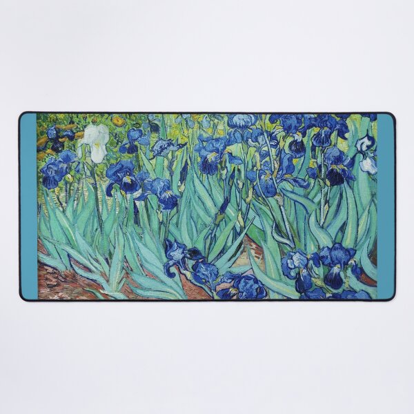 Item preview, Famous art, Iris, by Vincent van Gogh. Vintage impressionism floral oil painting. designed and sold by naturematters.