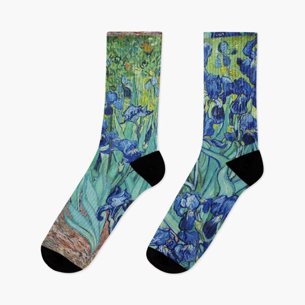 Item preview, Famous art, Iris,  by Vincent van Gogh. Vintage impressionism floral oil painting. designed and sold by naturematters.