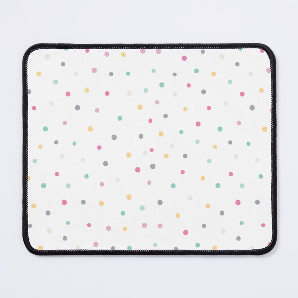 Item preview, Adorable Pastel Coloured Dots Pattern - Polka dot pattern, dotted aesthetic - White designed and sold by PattyTheGecko.