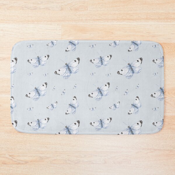 Item preview, Light Blue Butterfly Cottagecore Watercolor Pattern designed and sold by MameDesign.
