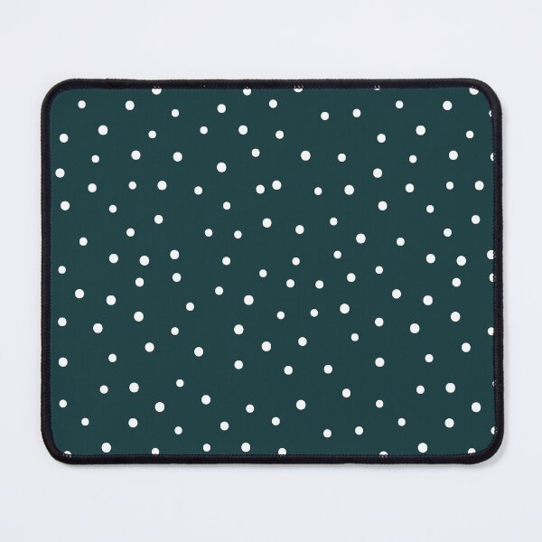 Item preview, Minimalistic Polka Dots Pattern, White Polka dot pattern, dotted aesthetic - Vintage Dark Teal designed and sold by PattyTheGecko.