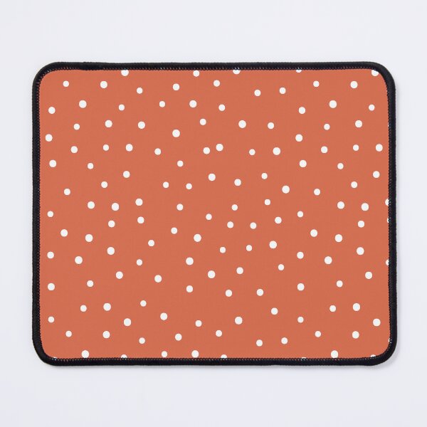 Item preview, Minimalistic Polka Dots Pattern, White Polka dot pattern, dotted aesthetic - VIntage Orange designed and sold by PattyTheGecko.