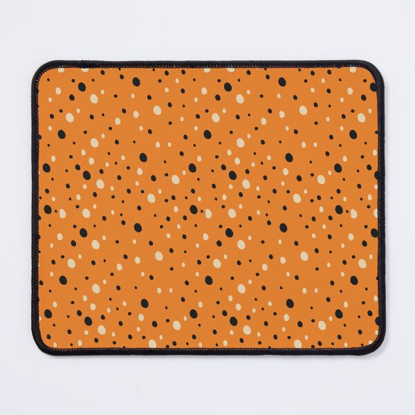 Item preview, Hand-drawn dots pattern, beige and black dots pattern, dotted aesthetic - Orange designed and sold by PattyTheGecko.