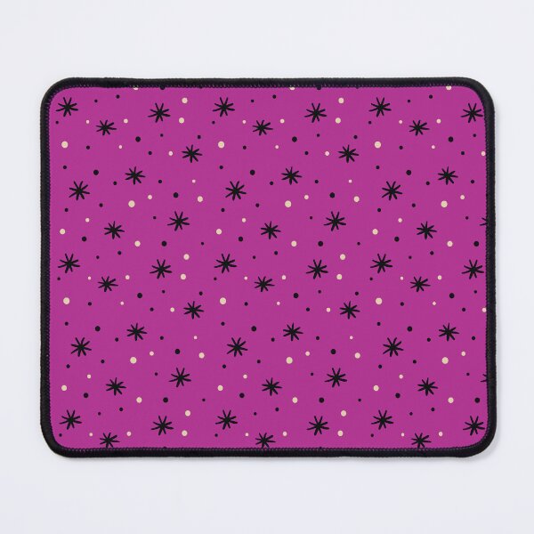 Item preview, Cute hand-drawn and doodly stars and dots pattern.  - Vivid Pink designed and sold by PattyTheGecko.