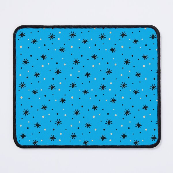 Item preview, Cute hand-drawn and doodly stars and dots pattern.  - Blue designed and sold by PattyTheGecko.