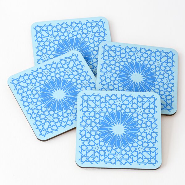 Item preview, Moroccan Star Pattern - Pale Blue Star designed and sold by kernowerno.