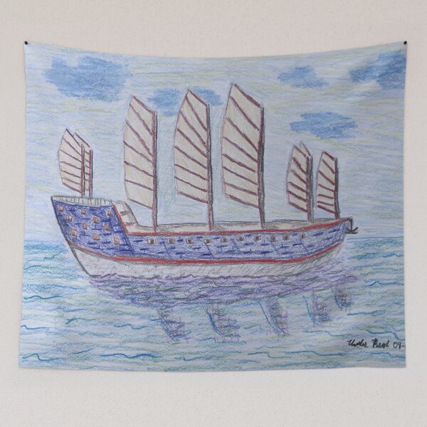 Item preview, Ship Across the Sea designed and sold by CharlesBeuck.