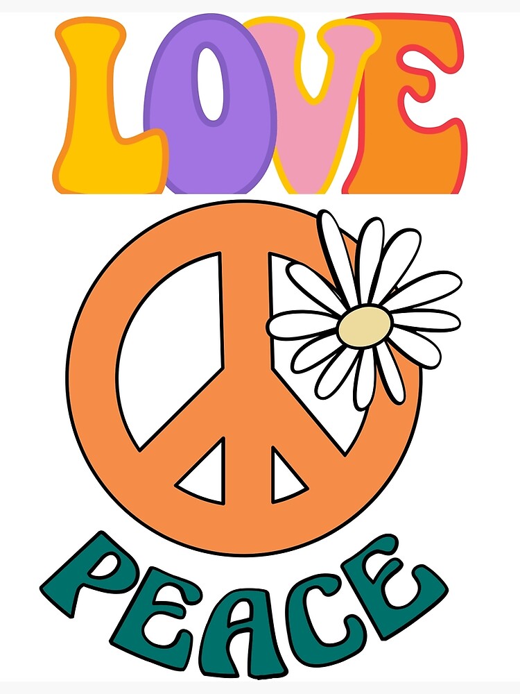 Peace Love Poster for Sale by Chadwick Bradley