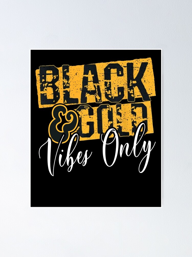 Black & Gold Game Day Group Shirt for High School Football 