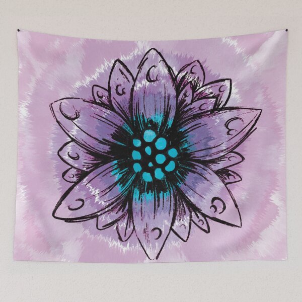 Item preview, Pink Sunflower Tapestry  designed and sold by BohemianDesignz.