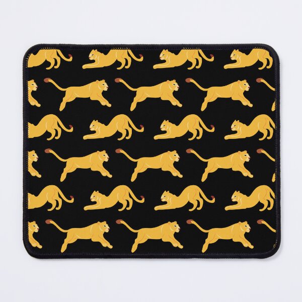 Item preview, Cute African Lioness in Savana Pattern - Animal Motif - Black designed and sold by PattyTheGecko.