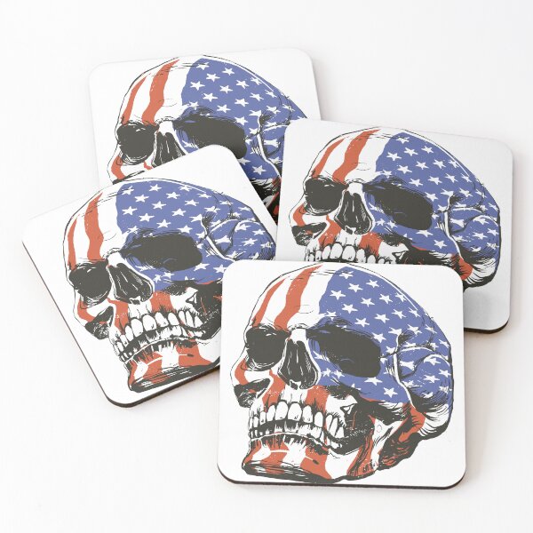 Item preview, AMERICAN FLAG SKULL designed and sold by Chadwick Bradley.