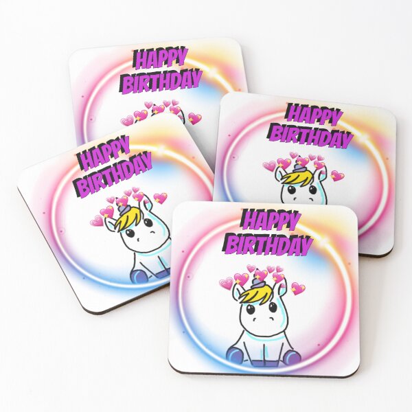 Item preview, Happy birthday cute horse  designed and sold by ghostart32.