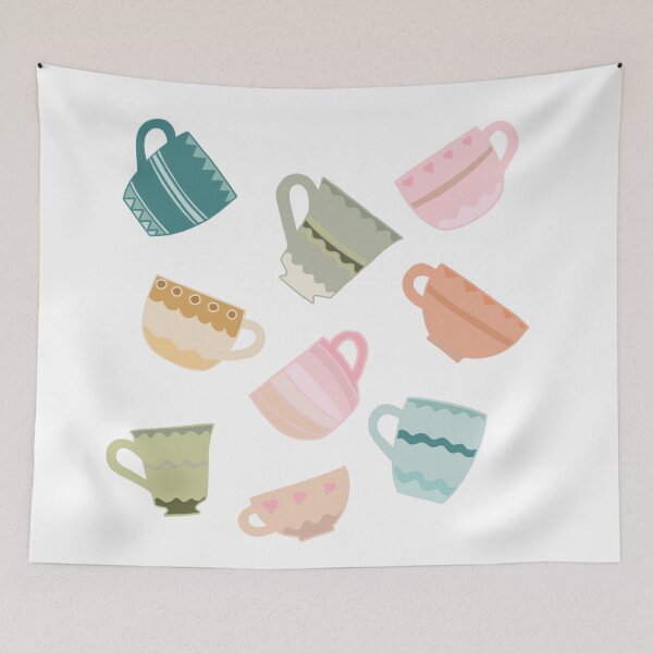 Item preview, Cute hand drawn cup design  designed and sold by Sanaura.