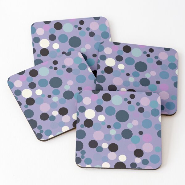 Item preview, Purple Blue and Black Dots designed and sold by Gingezel.