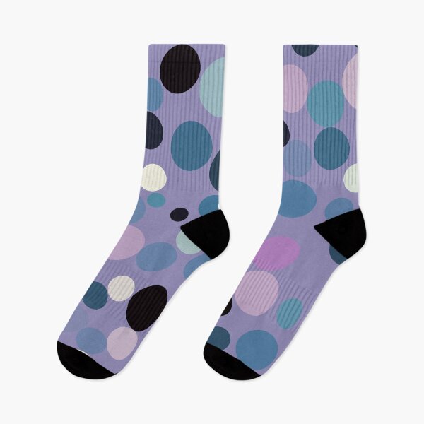 Item preview, Purple Blue and Black Dots designed and sold by Gingezel.