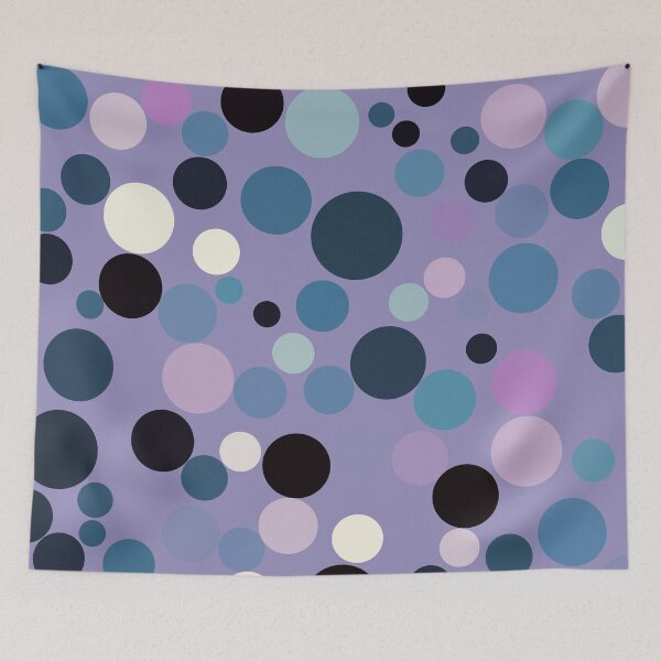 Item preview, Purple Blue and Black Dots designed and sold by Gingezel.