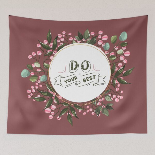 Item preview, Do Your Best - Inspiring Nature Quote designed and sold by ArtOfStars.