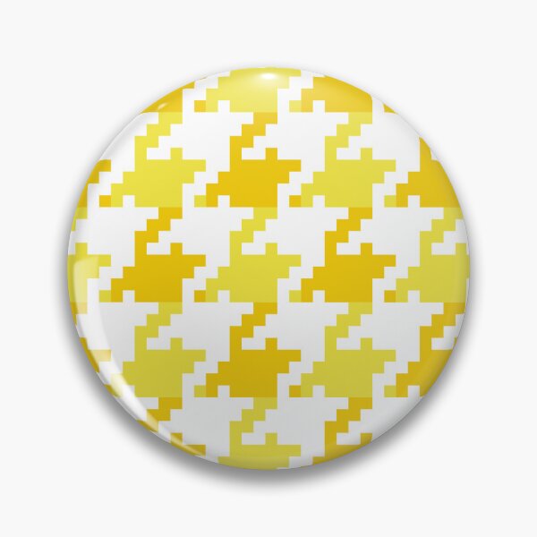 Item preview, Houndstooth Pattern Yellow  designed and sold by Hic21.