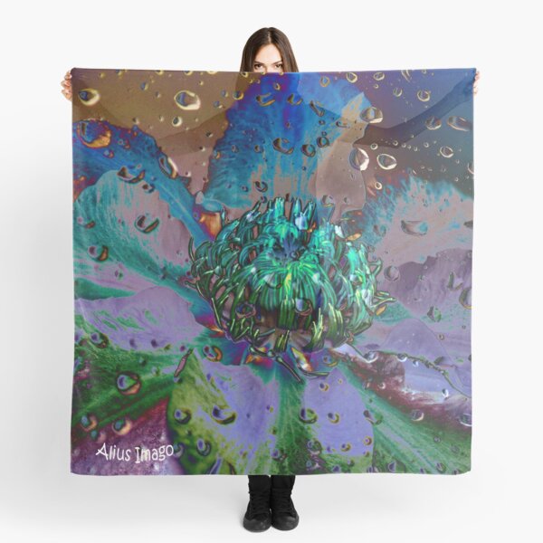 Raindrops - Blooming Lily Scarf