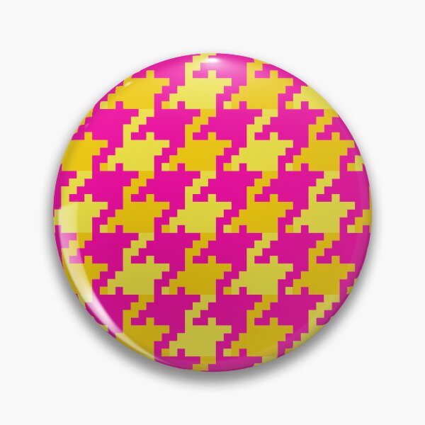 Item preview,  Neon Pink Houndstooth Pattern designed and sold by Hic21.