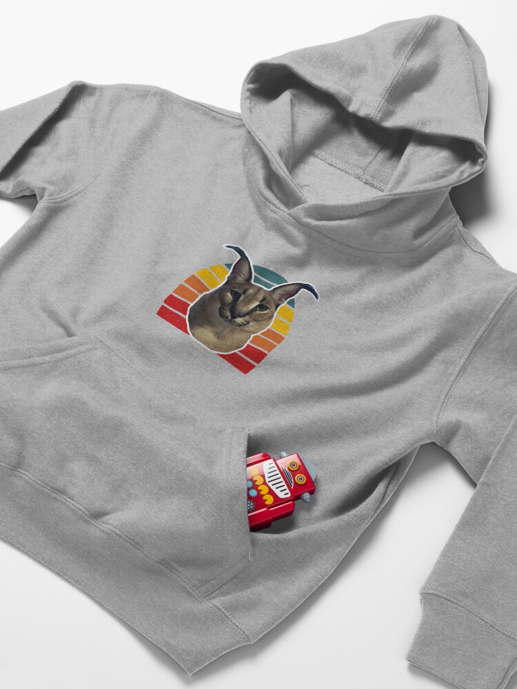 Big Floppa Meme Cat' Unisex Two-Tone Hoodie