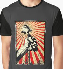 Coffee Revolution! Distressed Graphic T-Shirt